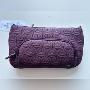 LUG FLYER MATTE LUXE CONVERTIBLE CROSSBODY WINE NWT